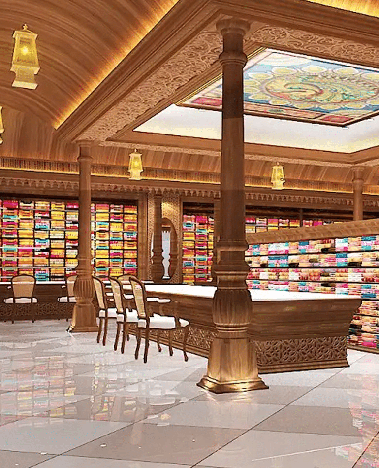 Best Textile Showroom Interior Design Work in Madurai